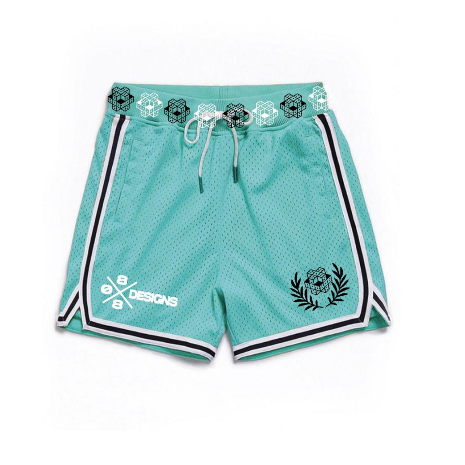 808 Teal Mesh Shorts (pre-sale)