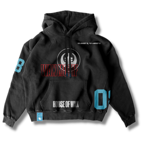 WAX MOTIF HOODIE