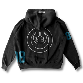 WAX MOTIF HOODIE