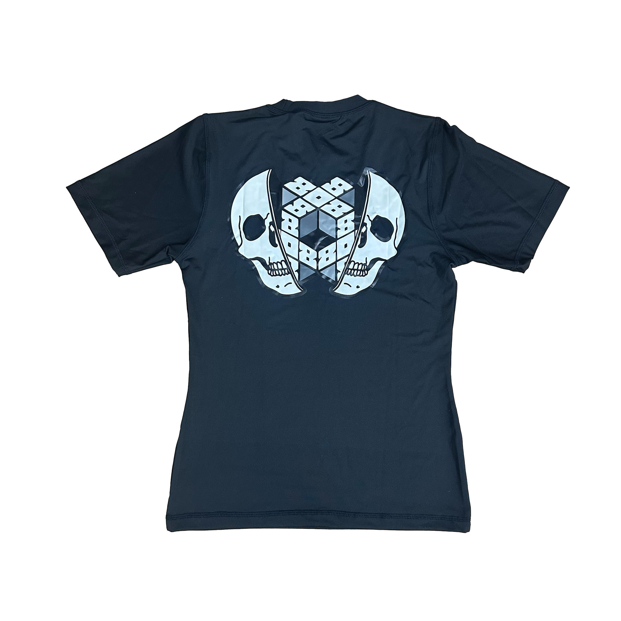 808 Cube in Skull Athletic T-Shirt