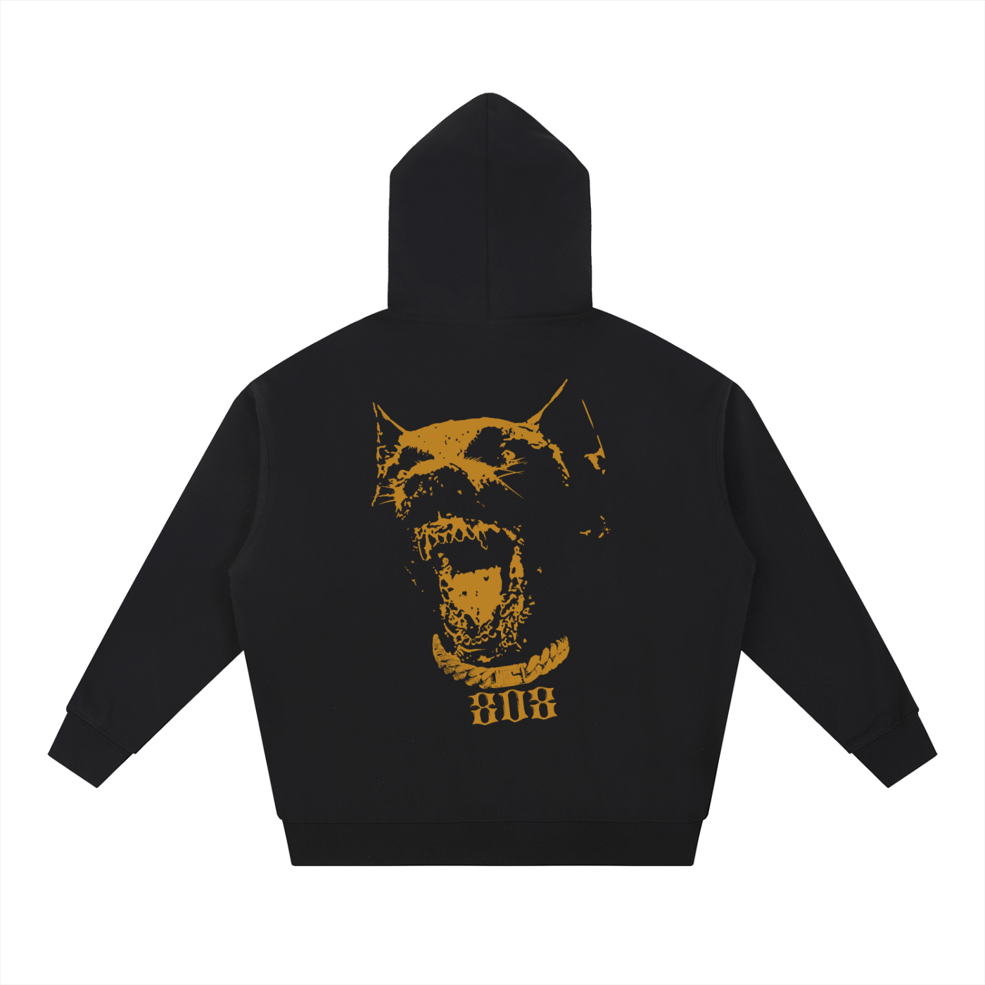 808 Dog Gold Hoodie