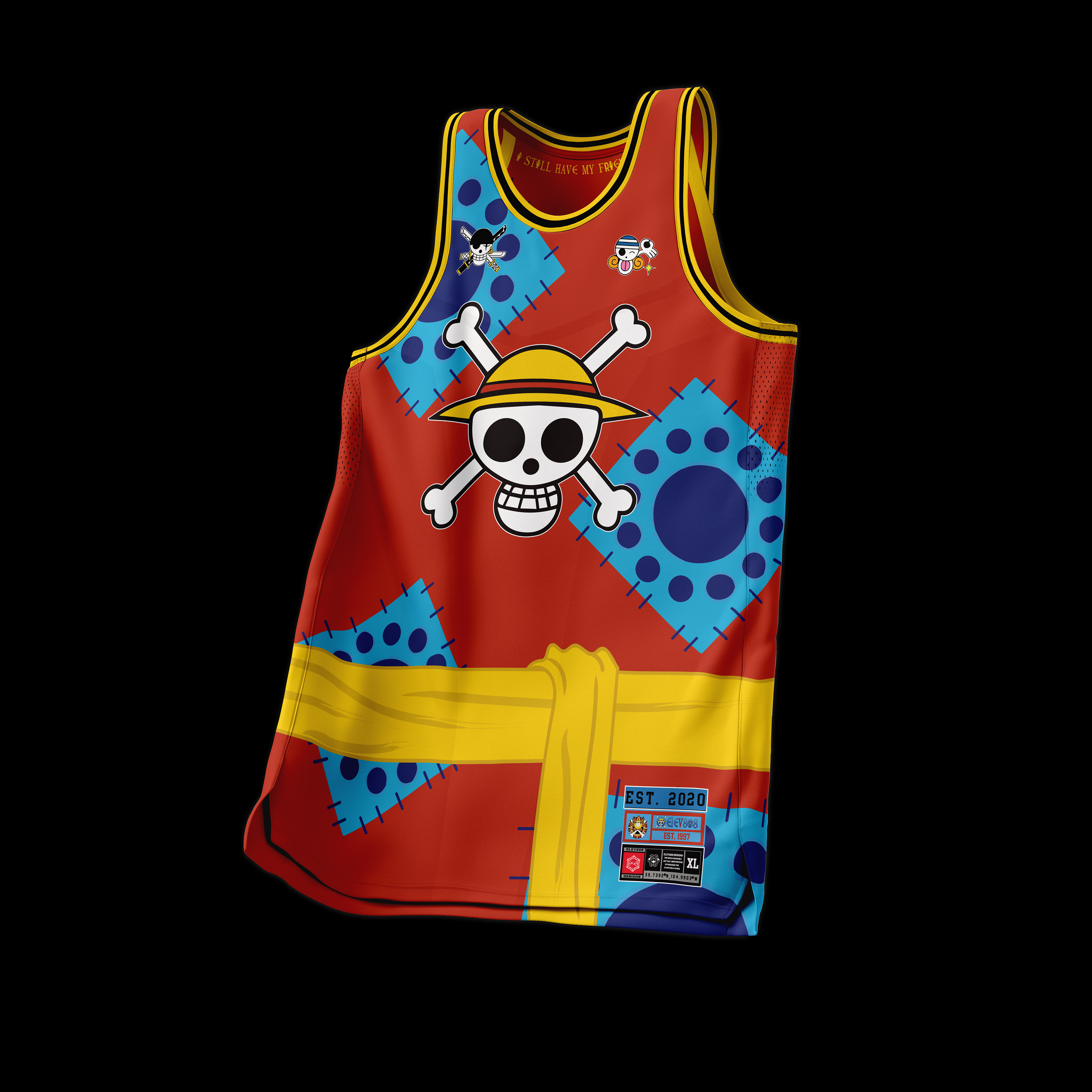 Straw Hats Pirates Basketball - LE 50