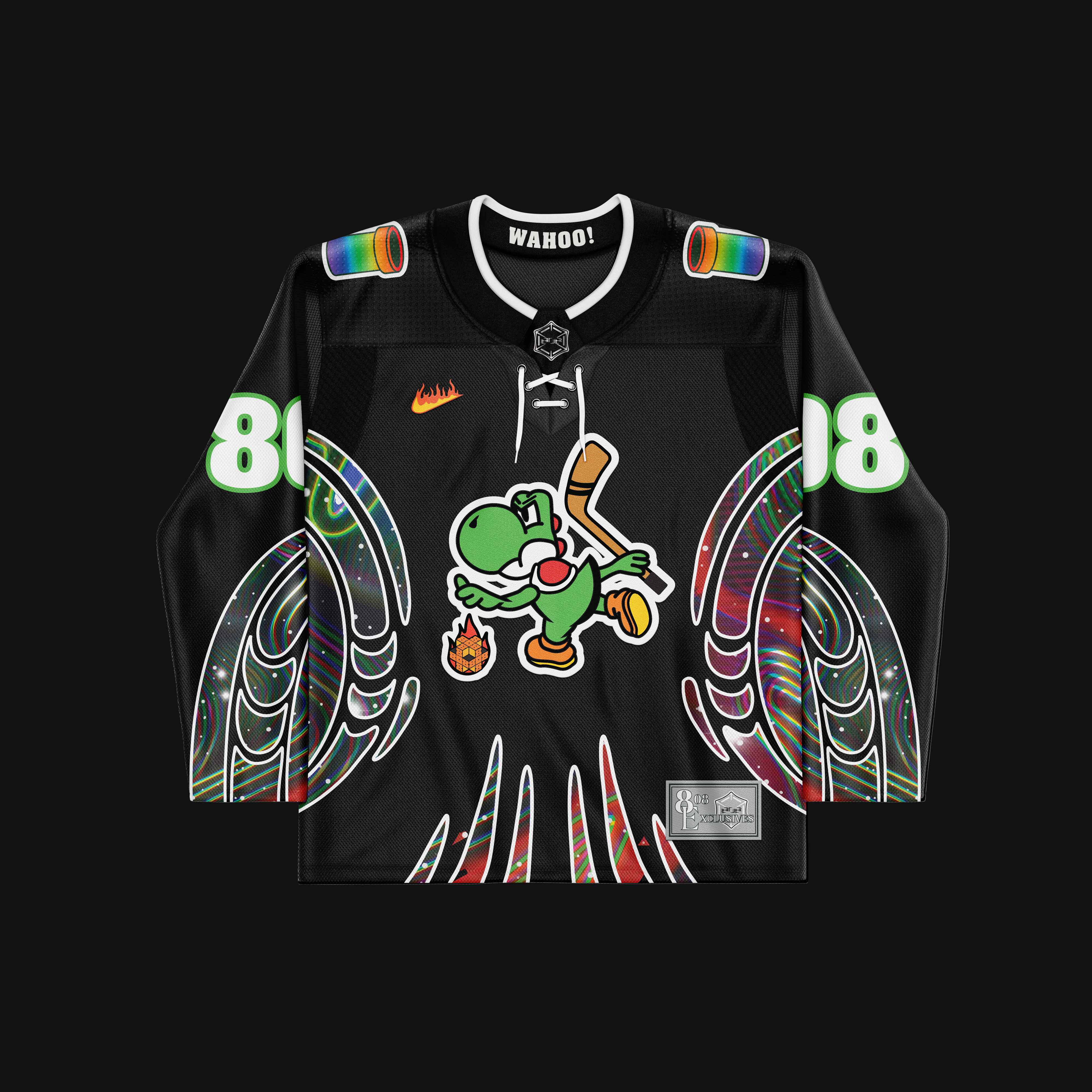 Licensed Yoshi Hockey, Rainbow - LE 100