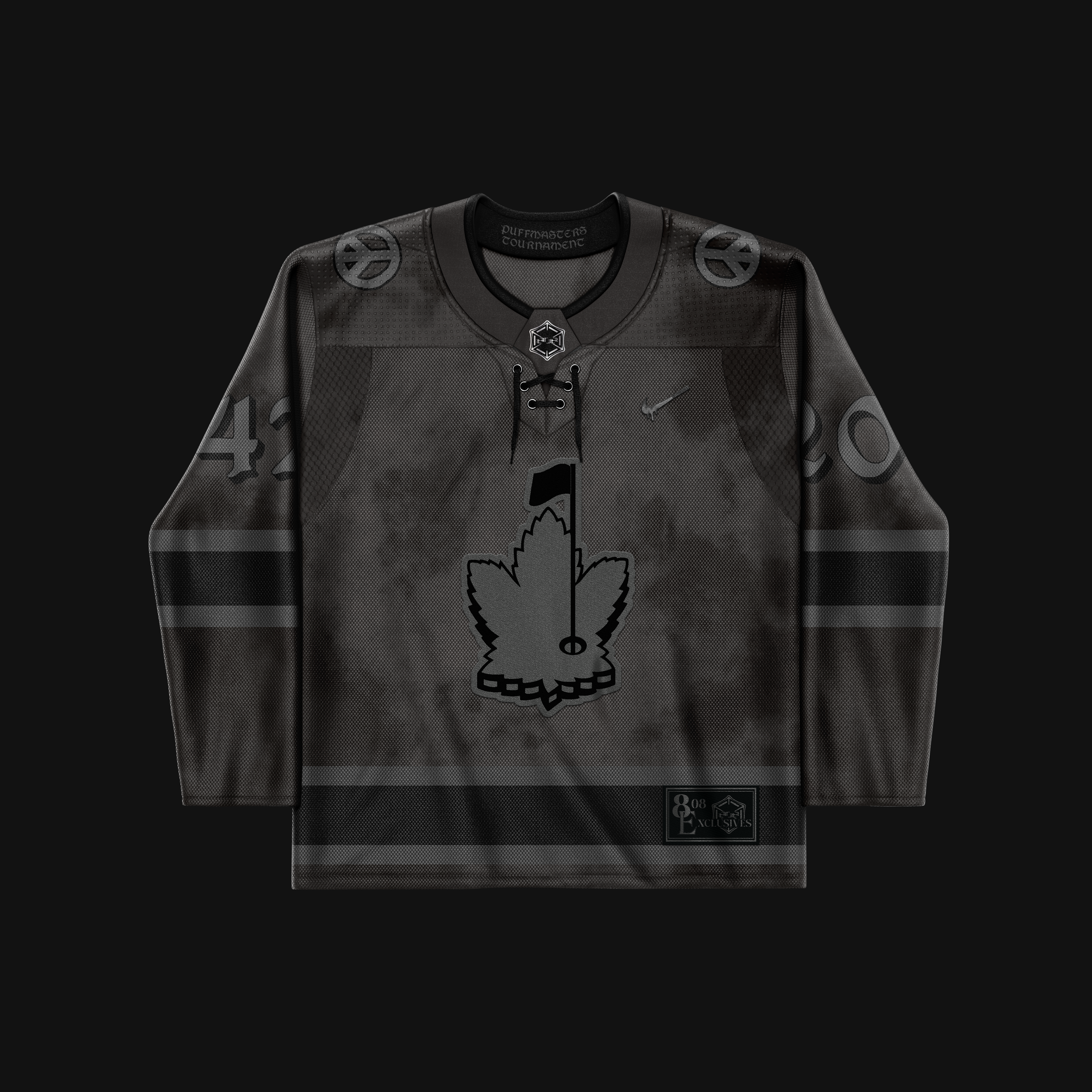 808 FIRST CLASS: Puffmasters Hockey, Triple Black - LE 10
