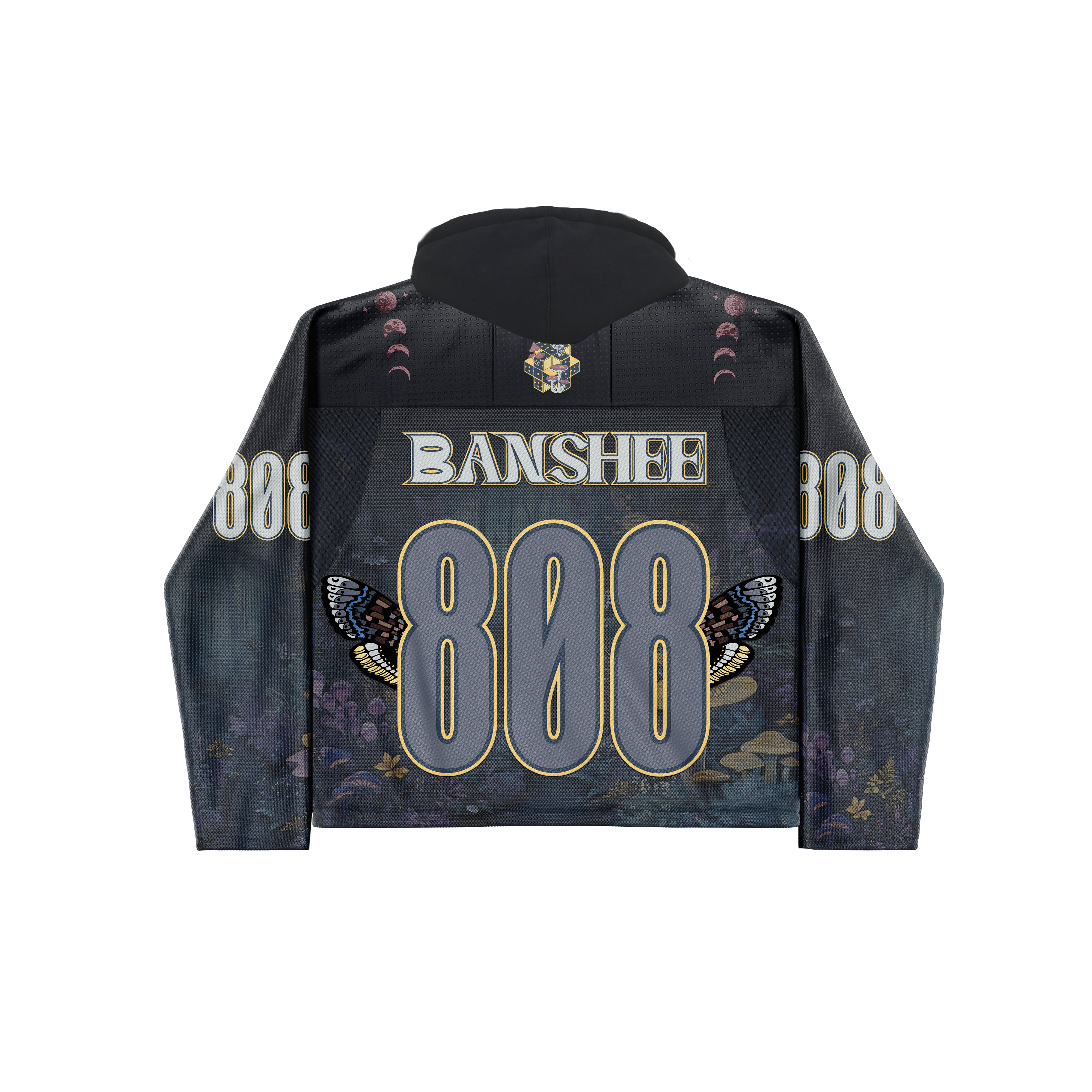 Death Moth Hooded Crop Hockey - LE 25