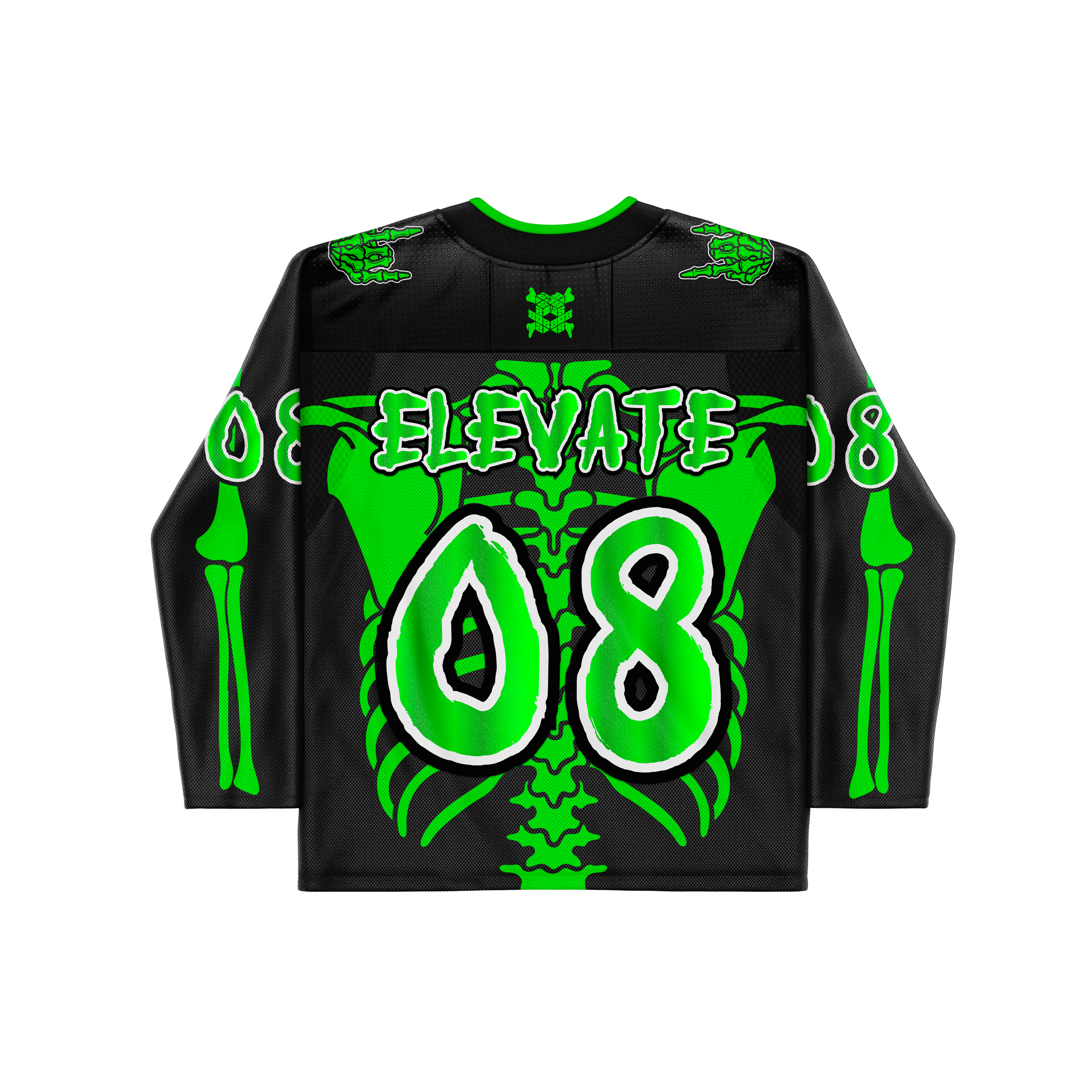 808 Green Skeleton Glow Hockey - LE 50