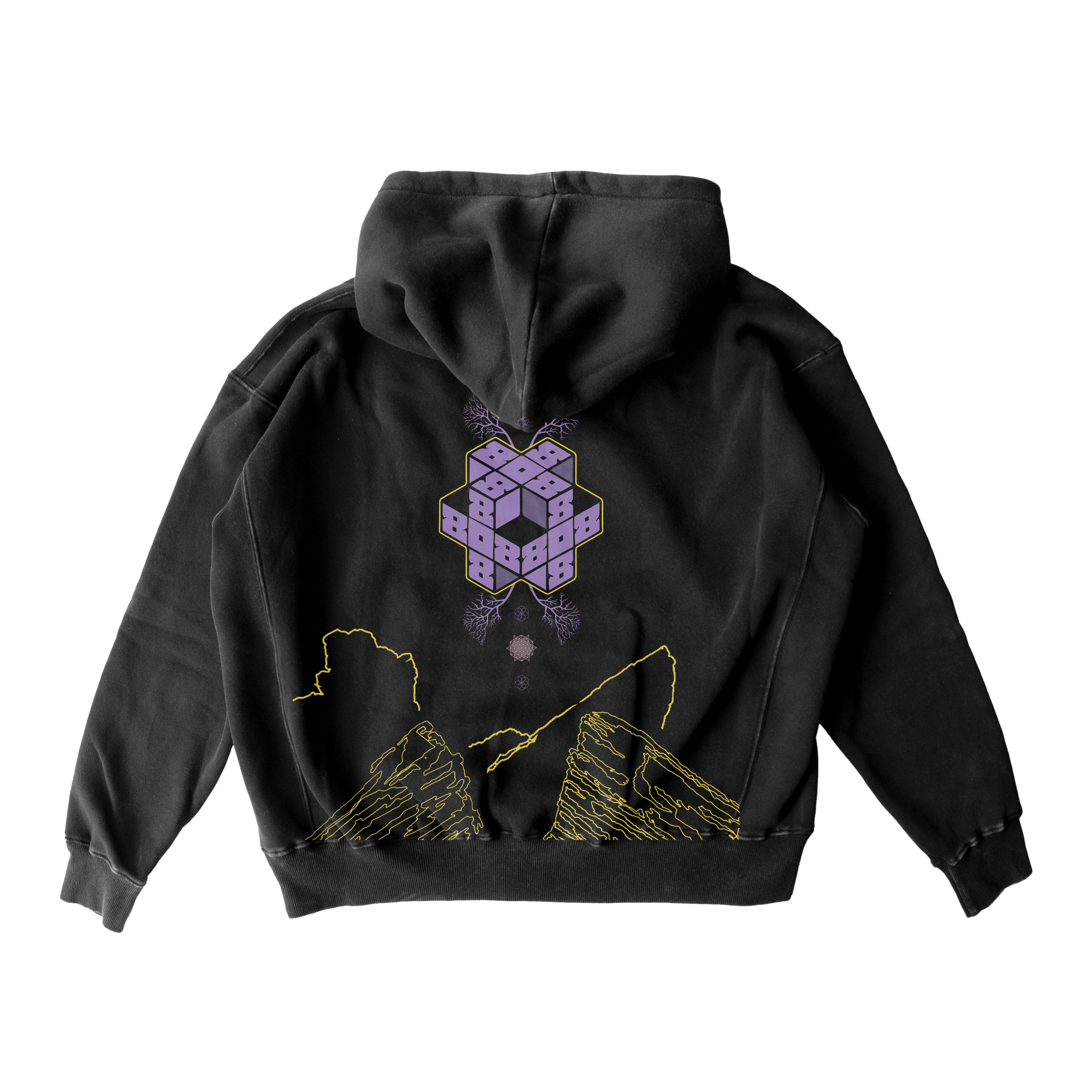 808 Purple & Gold Red Rocks Hoodie (Preorder)