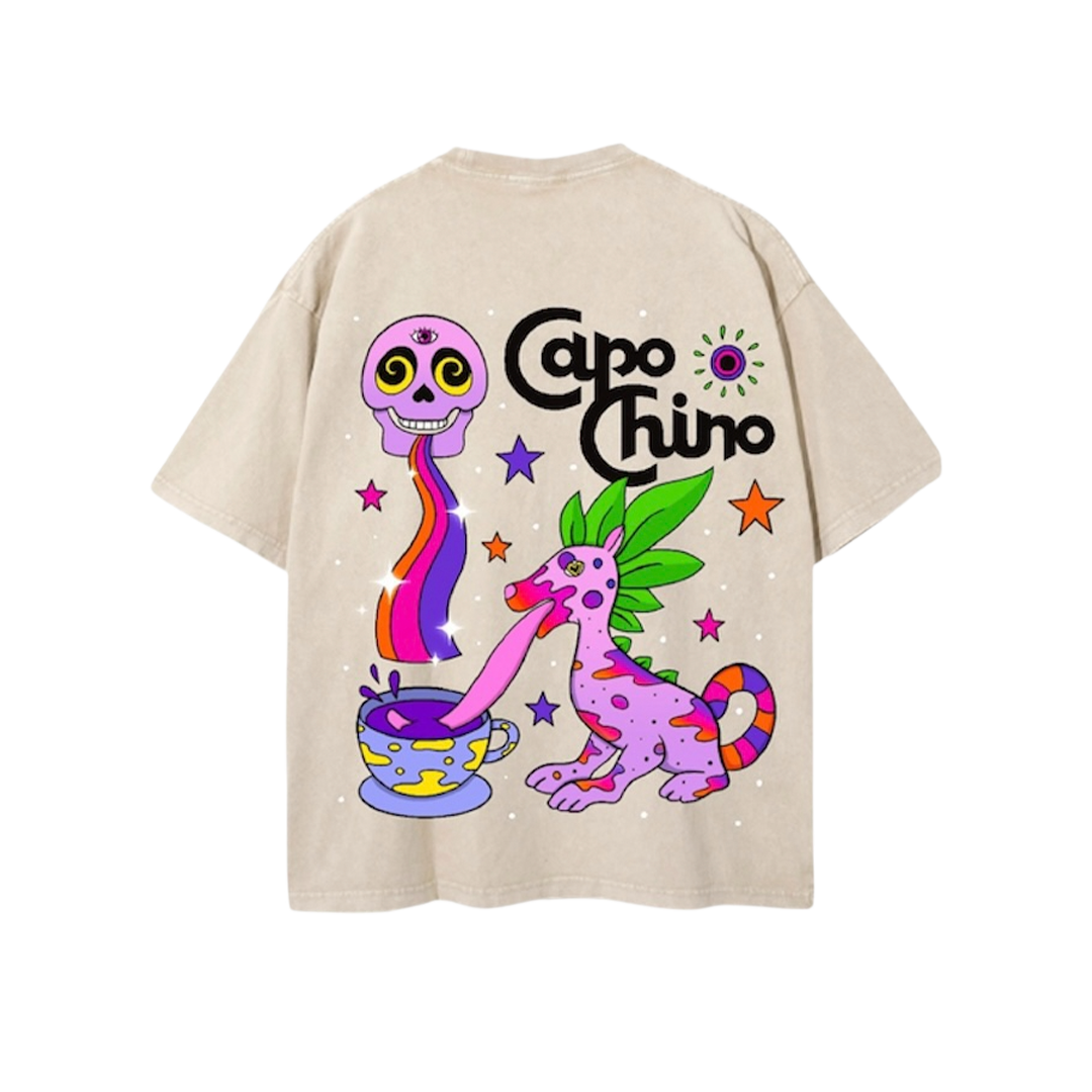 CAPO SAVAGE LITTLE CAPO CREAM T-SHIRT