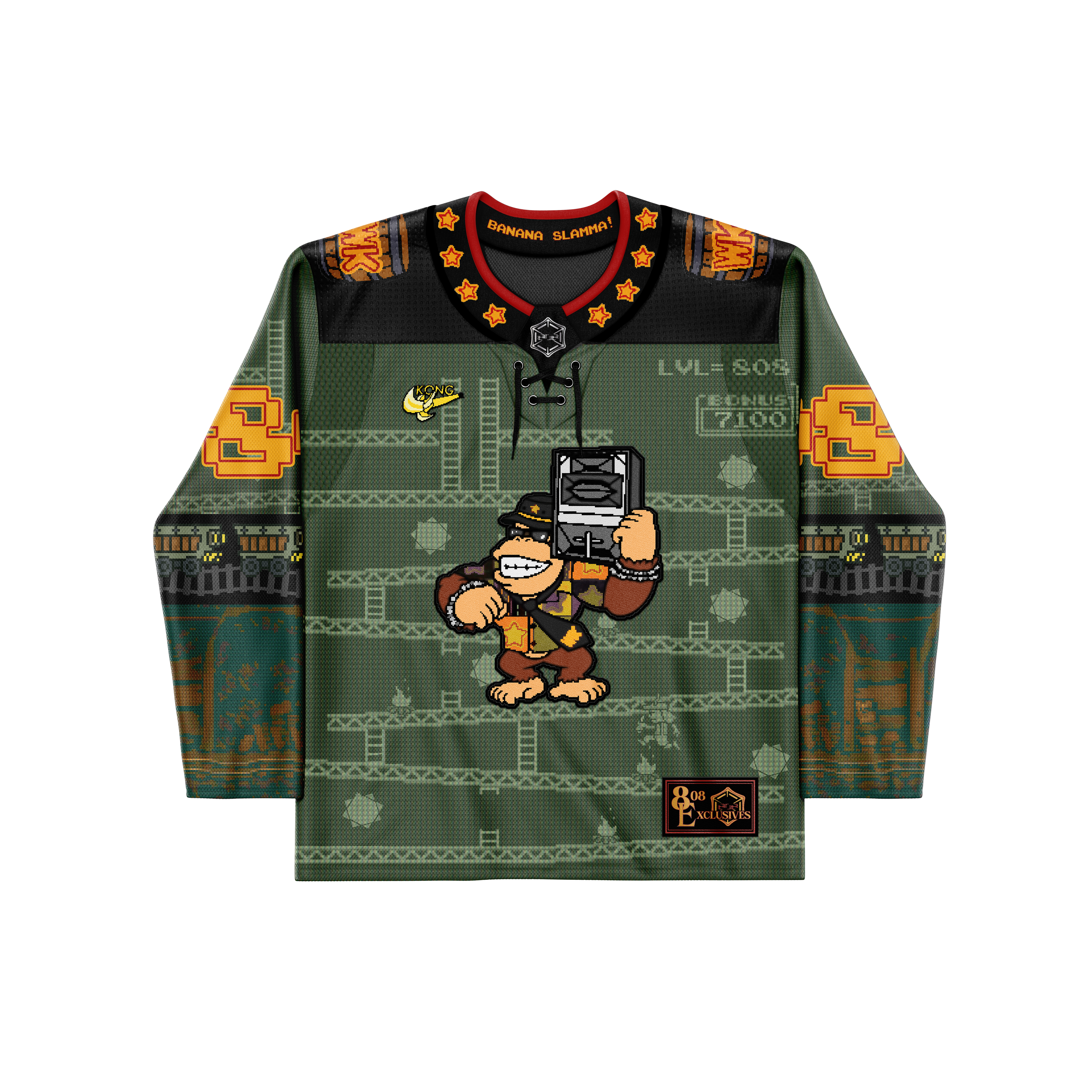 FIRST CLASS Wonky Kong Hockey; Barrel Black 8-Bit Edition - LE 25