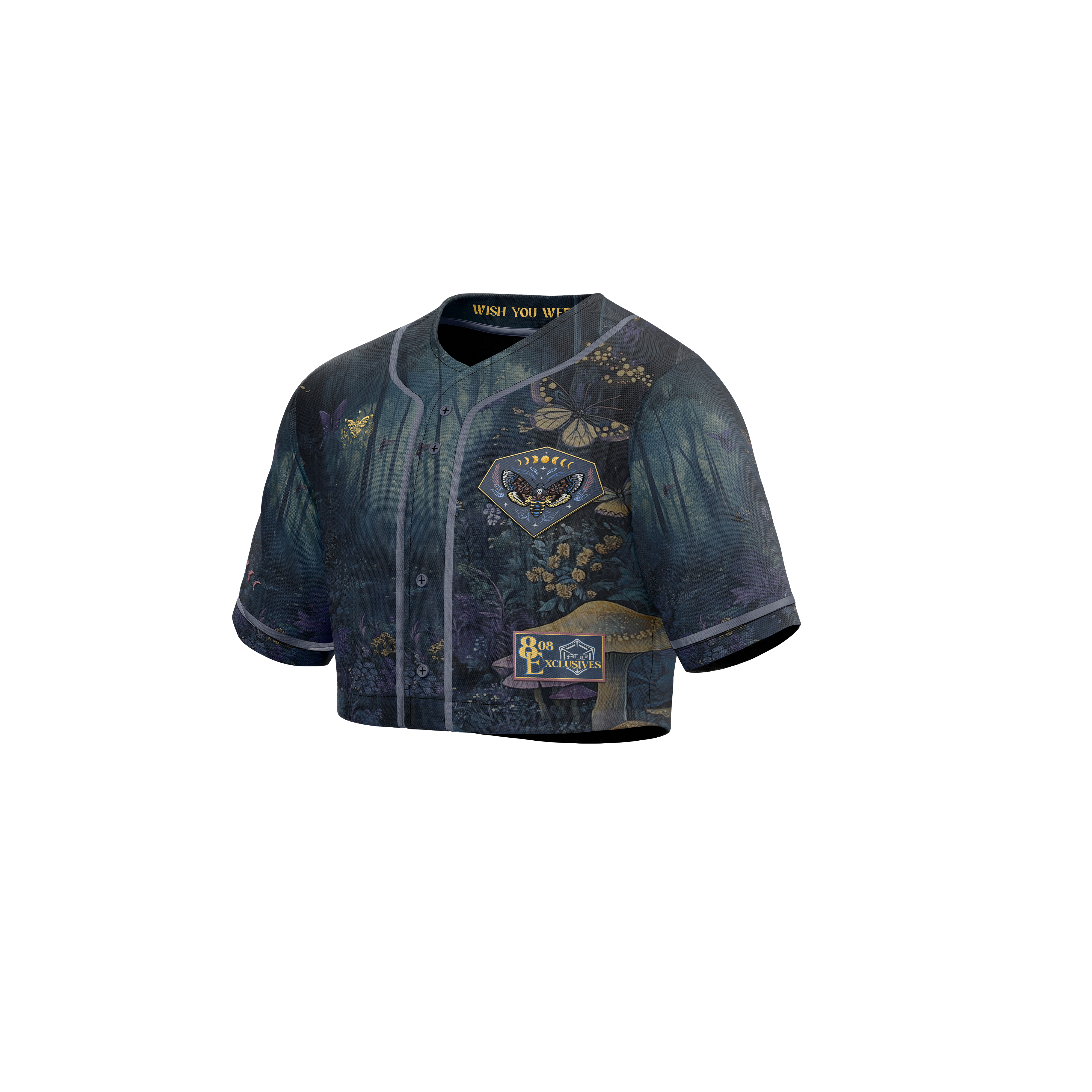 Death Moth Crop Baseball - LE 25