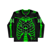 808 Green Skeleton Glow Hockey - LE 50