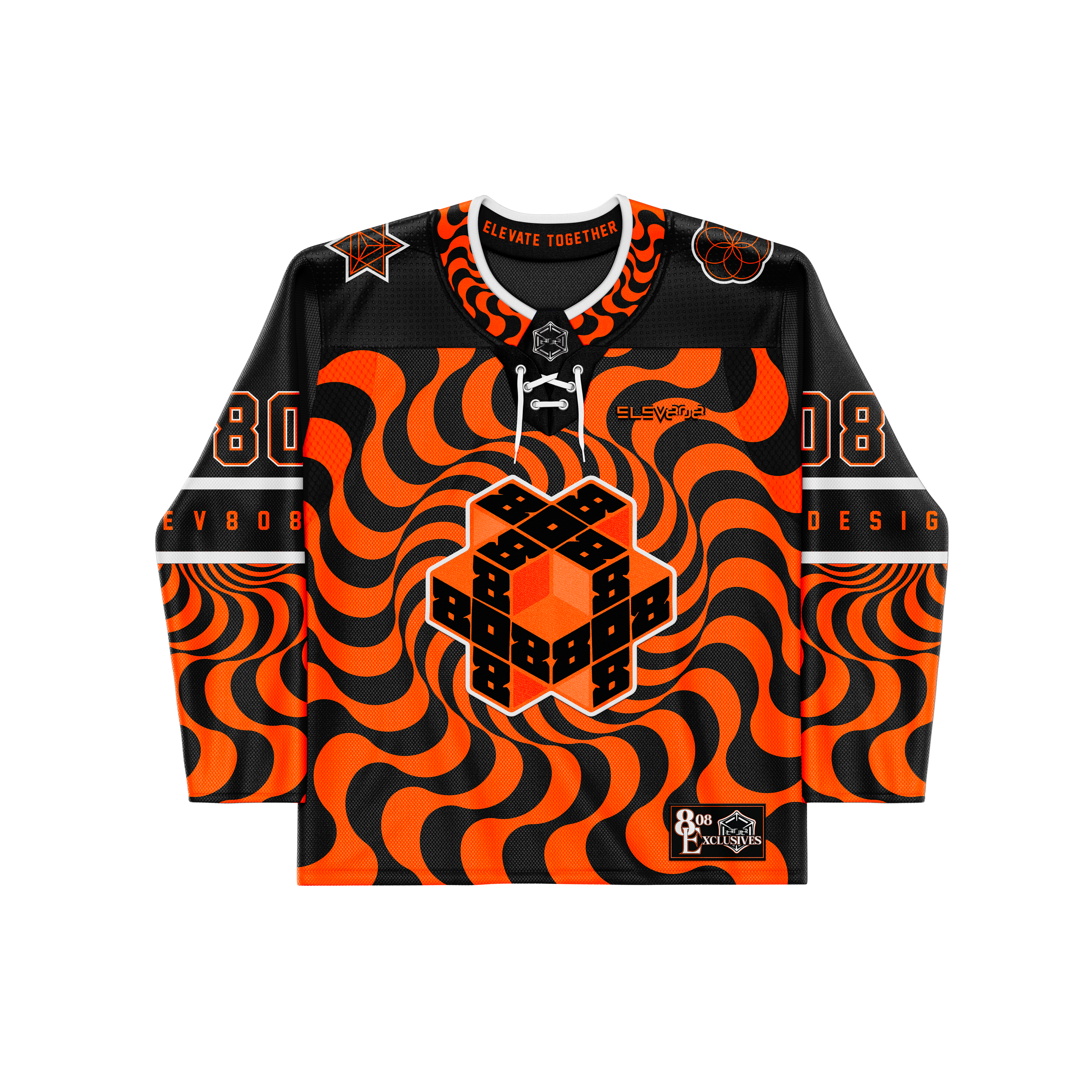 Orange Trippy Hockey - LE 50