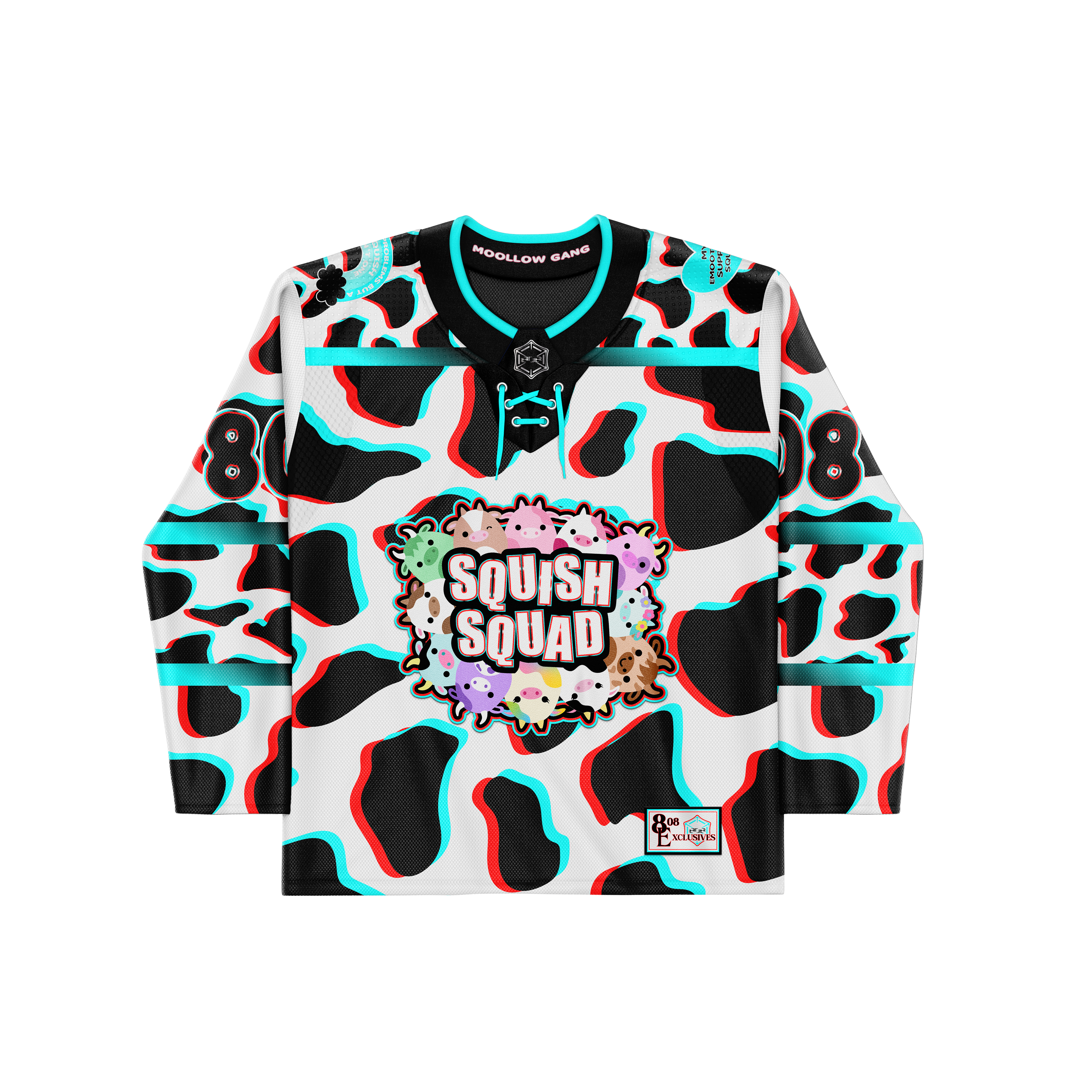Squish Squad Cows Hockey: Glitch Edition - LE 50