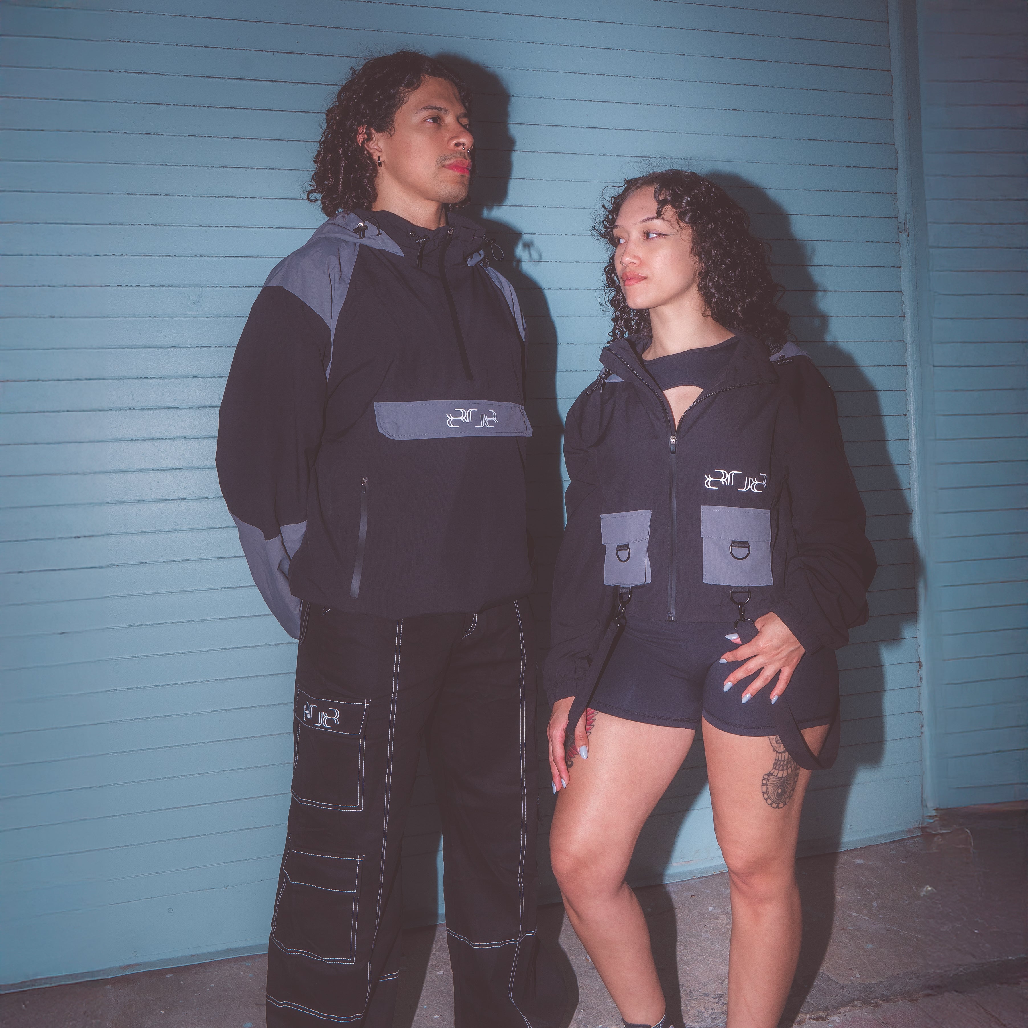 GREY TECH WINDBREAKER
