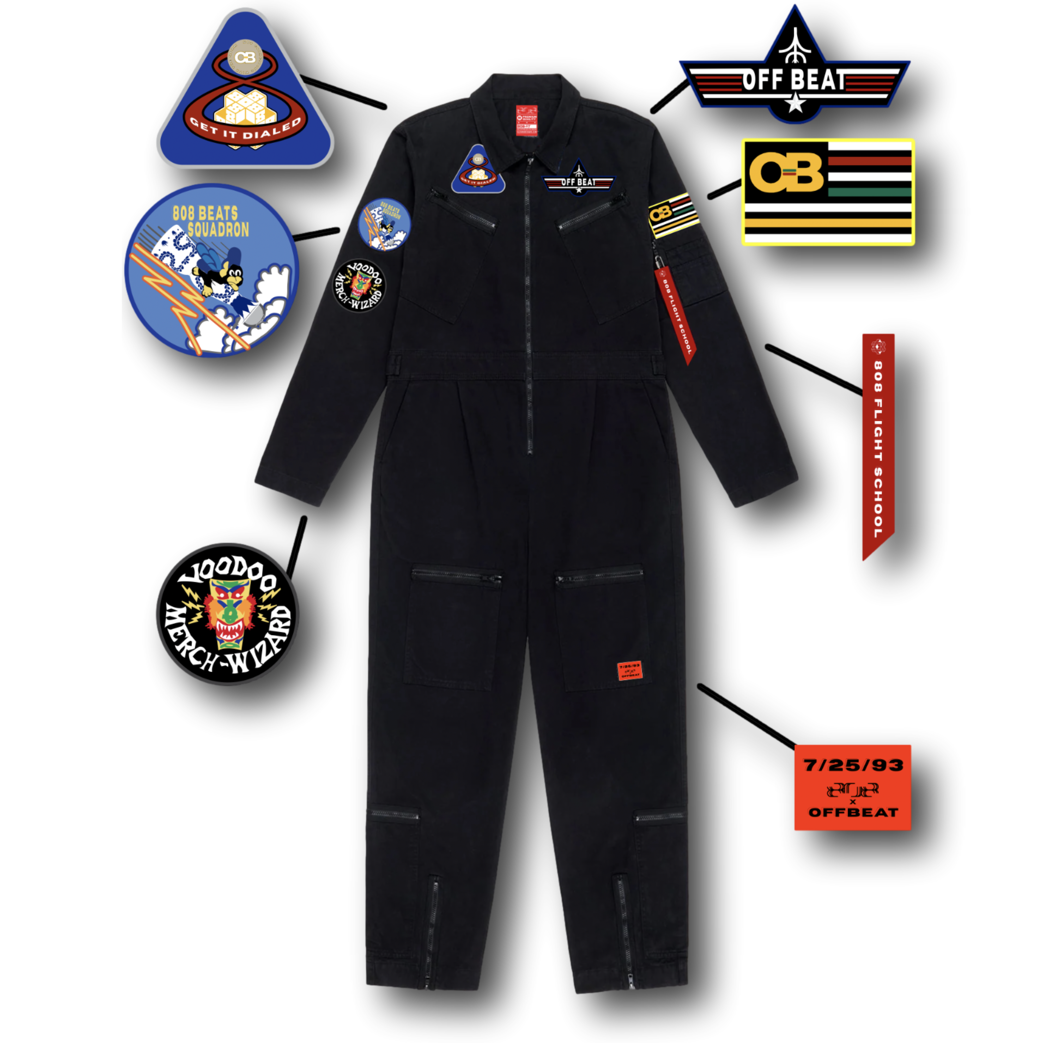 808 X Offbeat Flight Suits