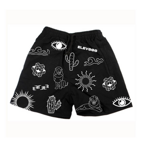 808 Black Mesh Shorts (pre-sale)