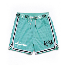808 Teal Mesh Shorts (pre-sale)