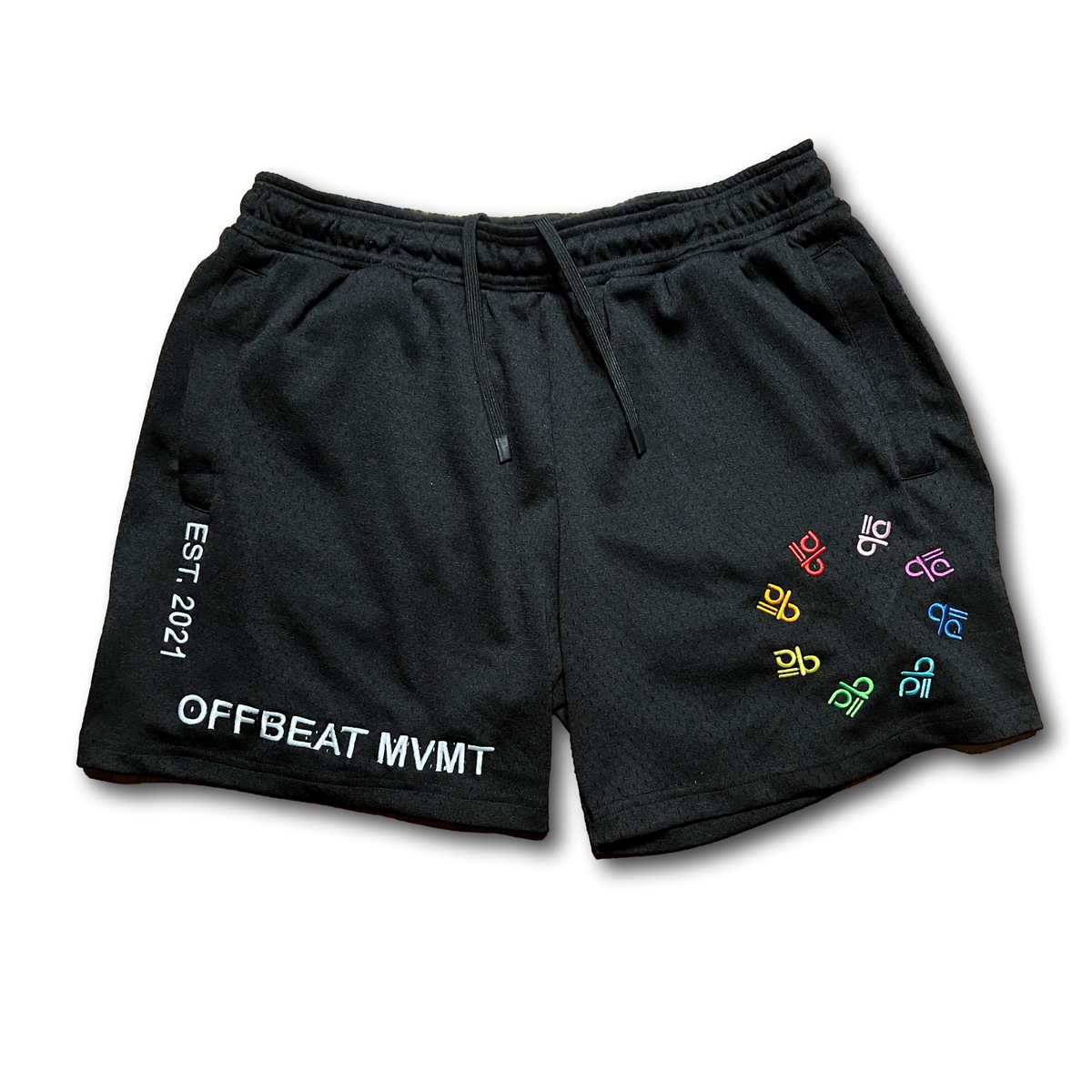 OB PRIDE EMBROIDERED MESH SHORTS LE 75