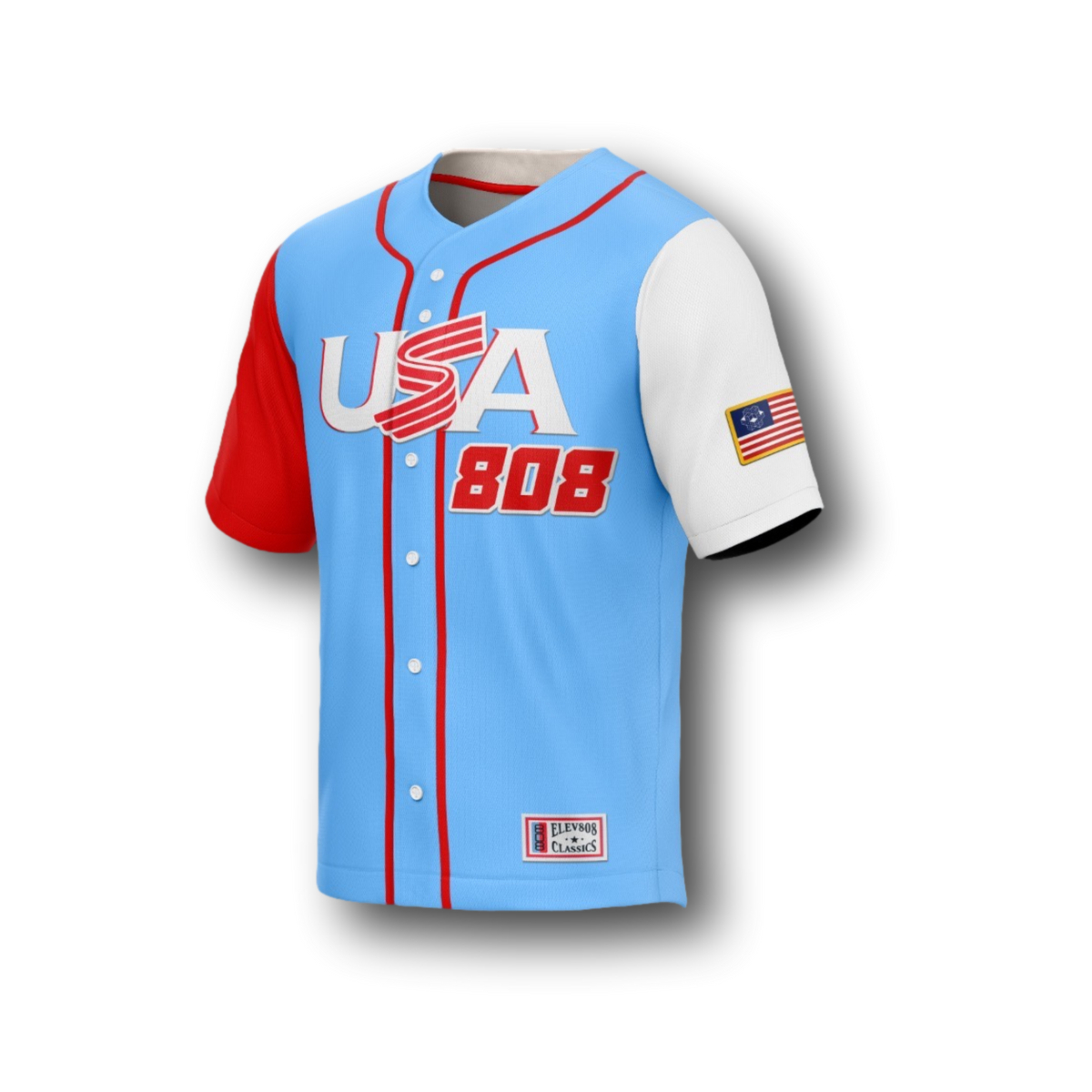 USA 808 Baseball Jersey - LE75