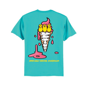 808 Teal Ice Cream Drip Shirt (pre-sale)