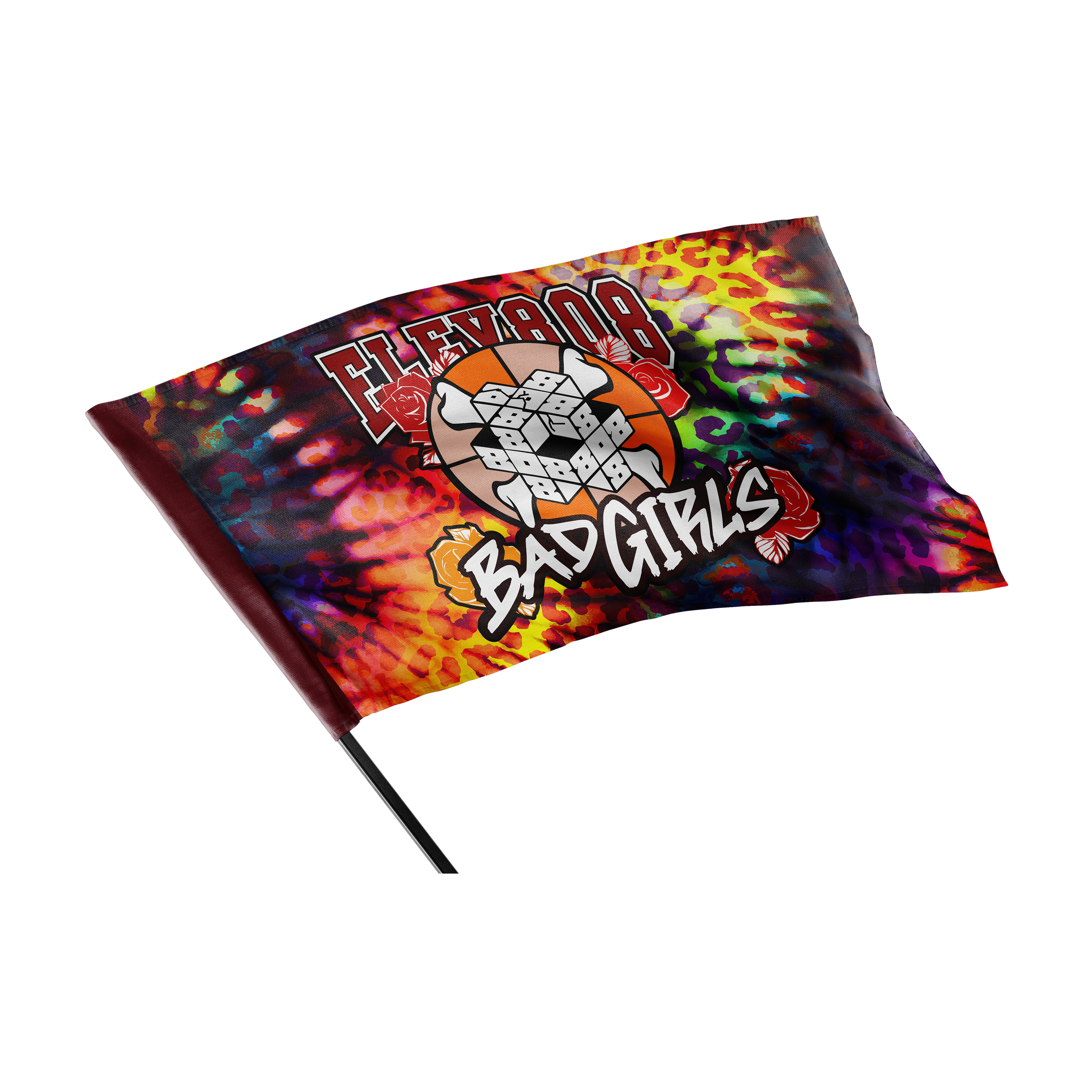 808 Bad Girls Tie Dye Flag - LE 75