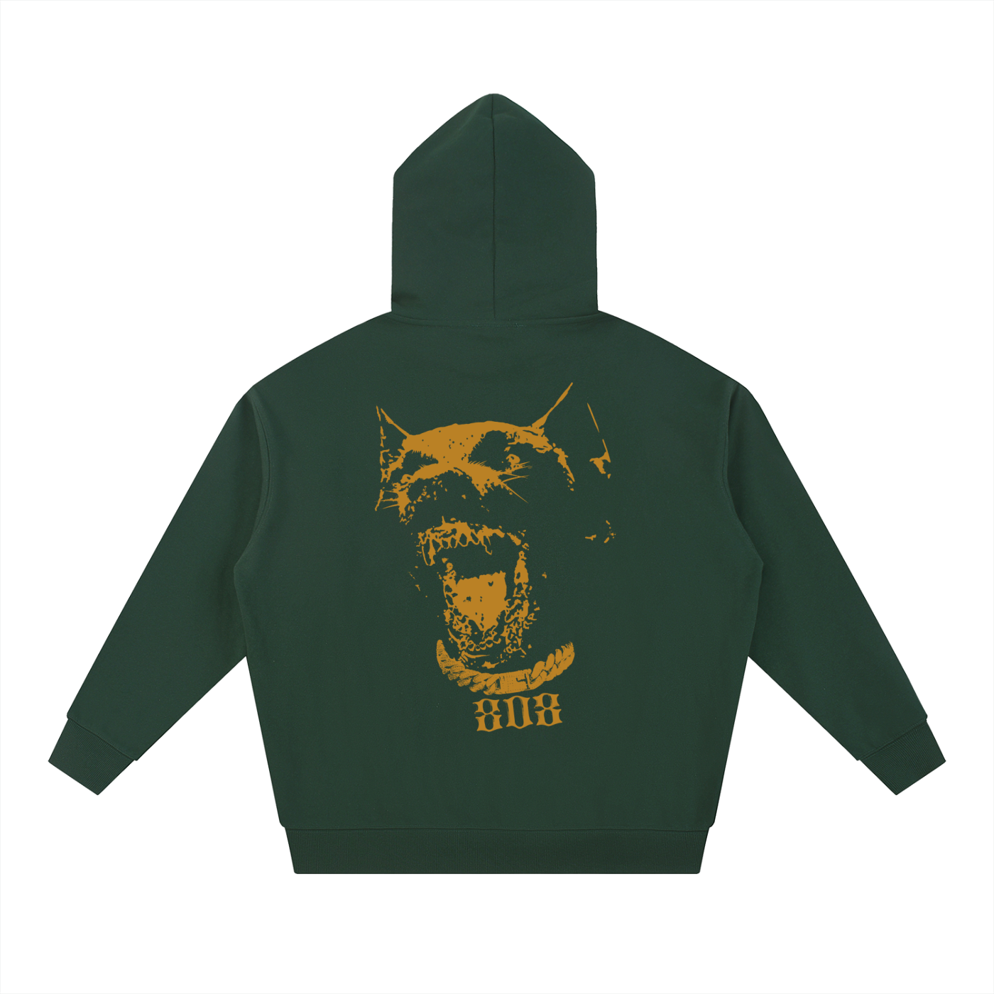 808 Dog Gold Hoodie