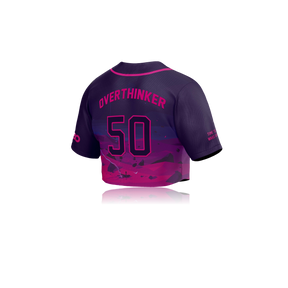 INZO CROP TOP BASEBALL JERSEY LE