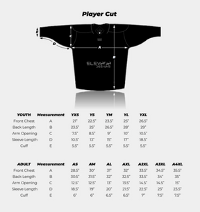 SPACE WIZARD BLACK HOCKEY JERSEY LE 75